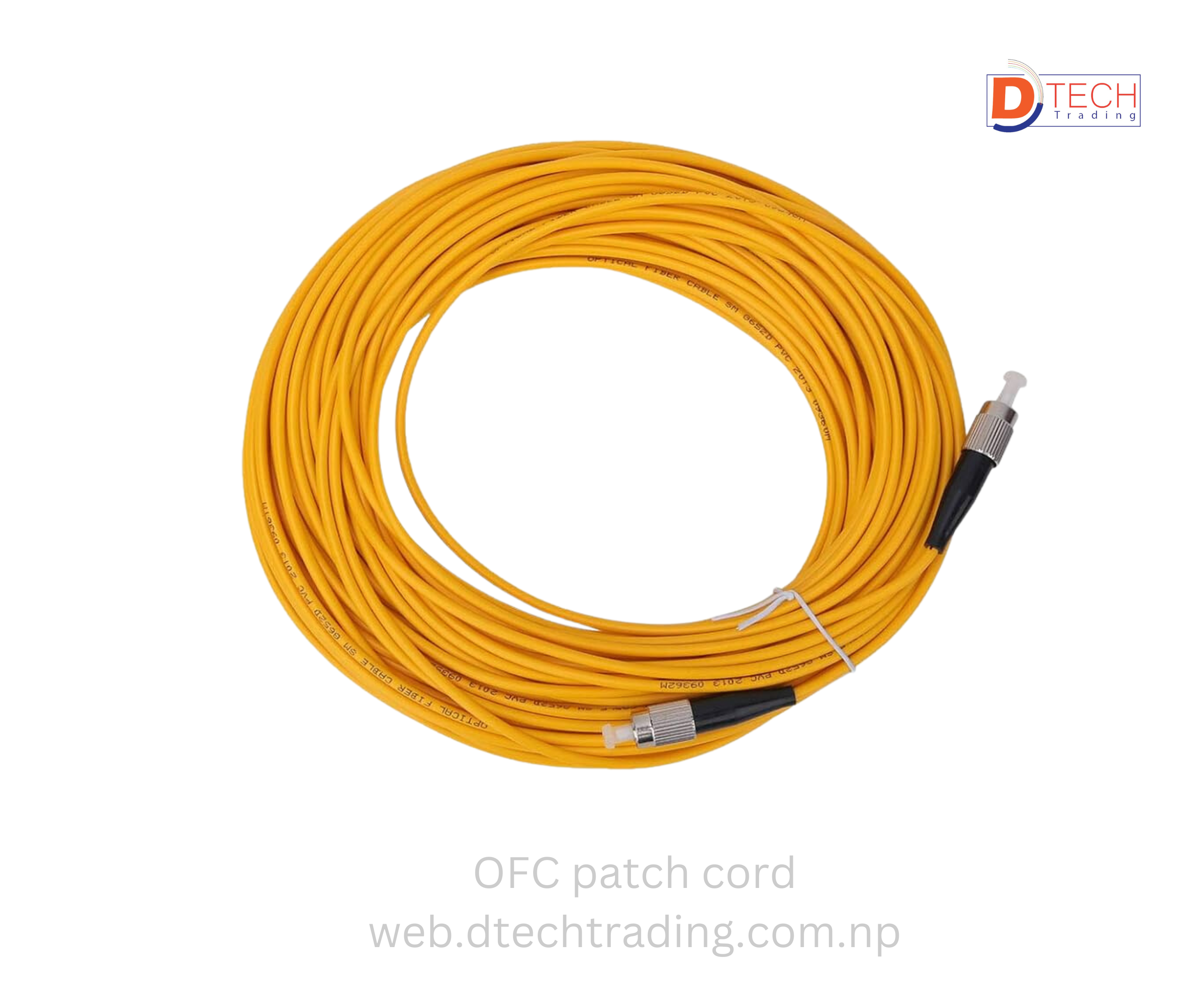 Patch Cord  FC UPC to FC UPC 3.00mm Simplex 20M